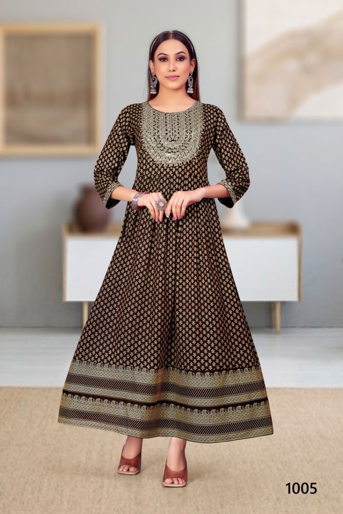 Jinesh Nx Mitali Fancy Wear Wholesale Anarkali Kurti Catalog
